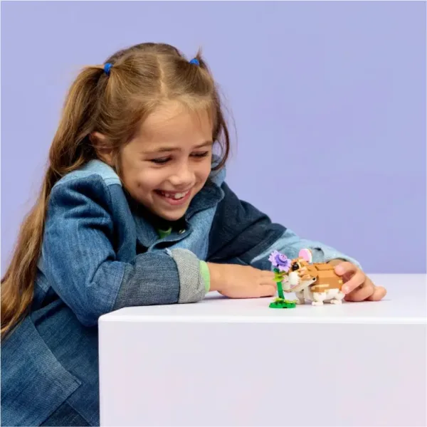 imagen de LEGO® Creator: Hámstero adorable con una flor (31376) 5