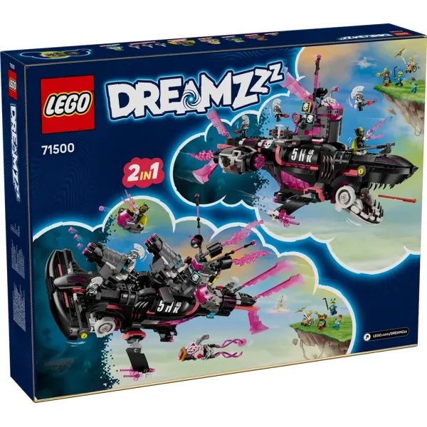 imagen de LEGO® DREAMZzz: Tiburón pesadilla submarino (71500) 2
