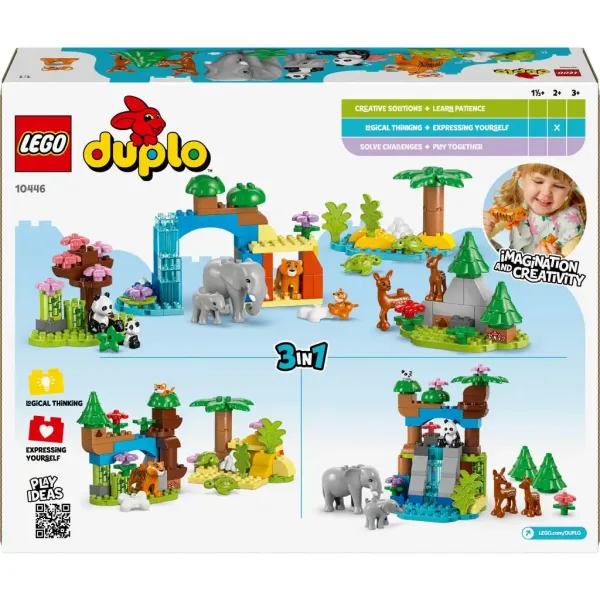 imagen de LEGO® DUPLO®: 3 en 1 familias de animales en la naturaleza (10446) 2