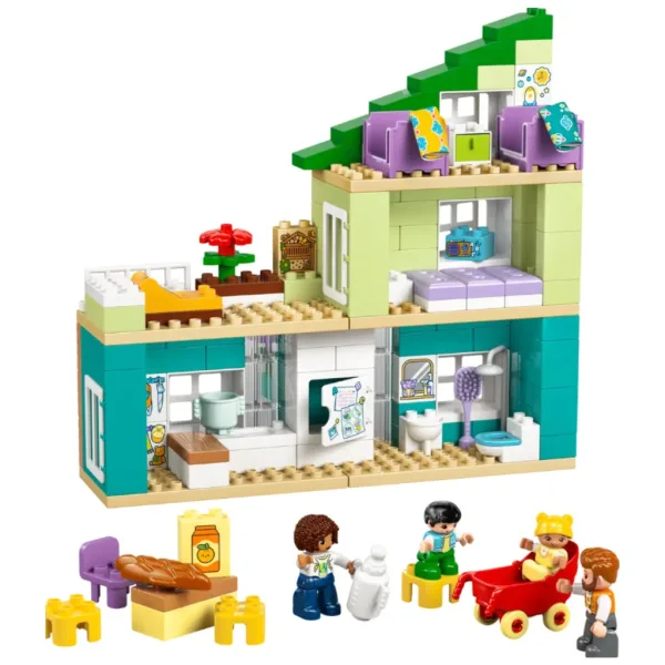 imagen de LEGO® DUPLO®: casa familiar moderna 3 en 1 con figuras (10470) 2