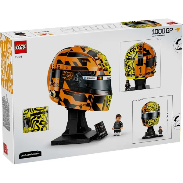 imagen de LEGO® Ediciones: Casco de McLaren Mastercard F1® Team Lando Norris (43023) 7