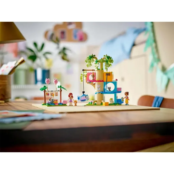imagen de LEGO® Friends: Fiesta de cumpleaños para gatos y casa del árbol para gatos (42666) 8