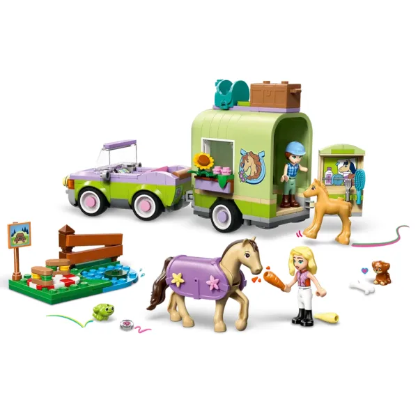 imagen de LEGO® Friends: Remolque para caballos y potros (42695) 3