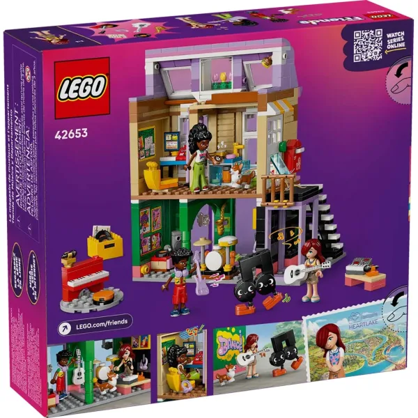 imagen de LEGO® Friends: Tienda de instrumentos y apartamento (42653) 2