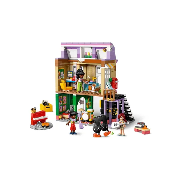 imagen de LEGO® Friends: Tienda de instrumentos y apartamento (42653) 4