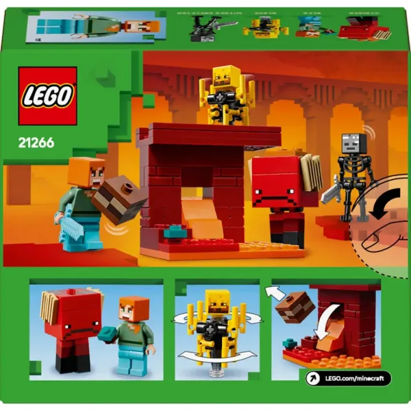 imagen de LEGO® Minecraft: Batalla en el lago de lava del inframundo (3299) 2