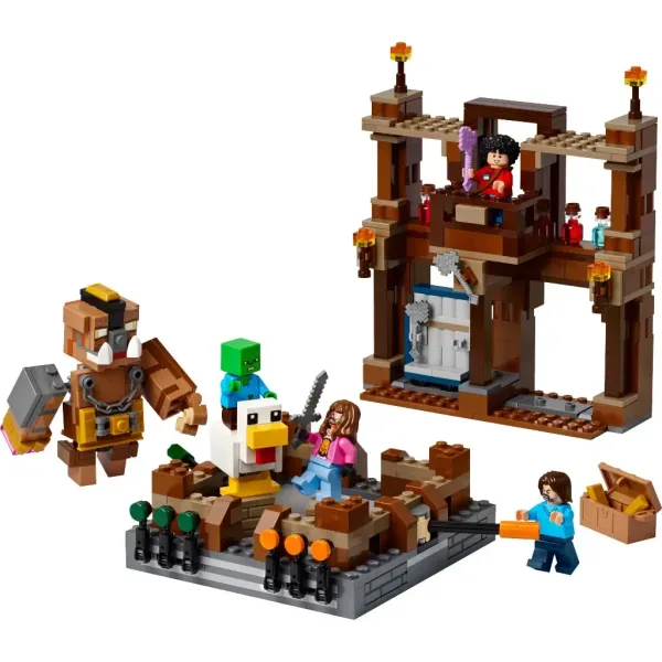 imagen de LEGO® Minecraft: Campo de batalla junto a la casa del bosque (21272) 5
