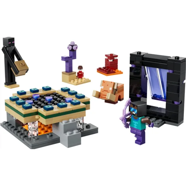 imagen de LEGO® Minecraft: Viaje a la puerta del Inframundo y al Portal Final (21584) 2