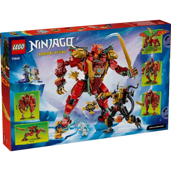 imagen de LEGO® Ninjago: Wyldfyre dragón robot transformable (71868) 10