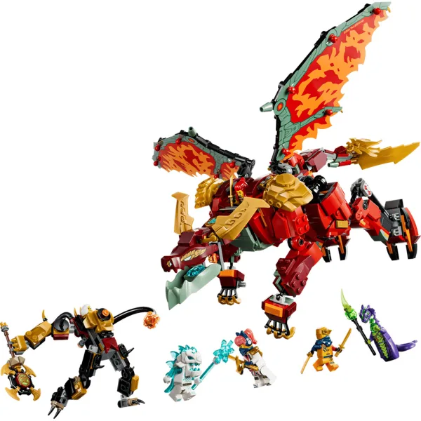 imagen de LEGO® Ninjago: Wyldfyre dragón robot transformable (71868) 2