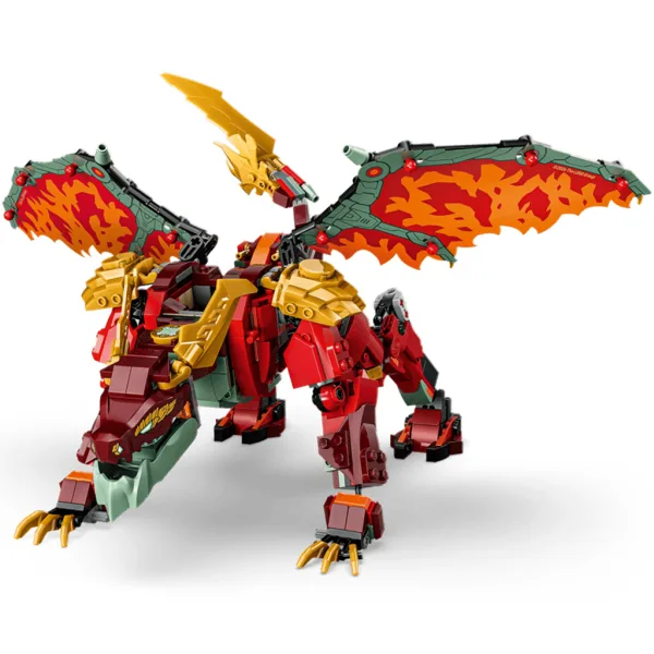 imagen de LEGO® Ninjago: Wyldfyre dragón robot transformable (71868) 7