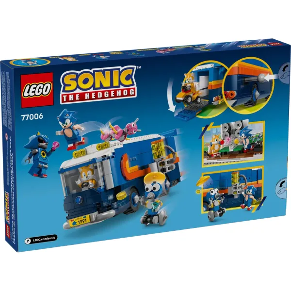 imagen de LEGO® Sonic the Hedgehog™: Base de vehículos del equipo de Sonic (77006) 7