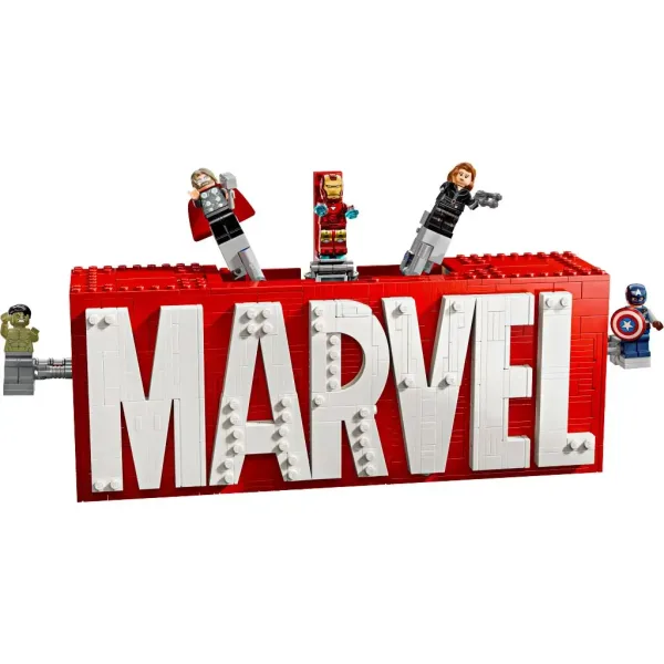 imagen de LEGO® Super Héroes: logotipo de MARVEL y minifiguras (76313) 2