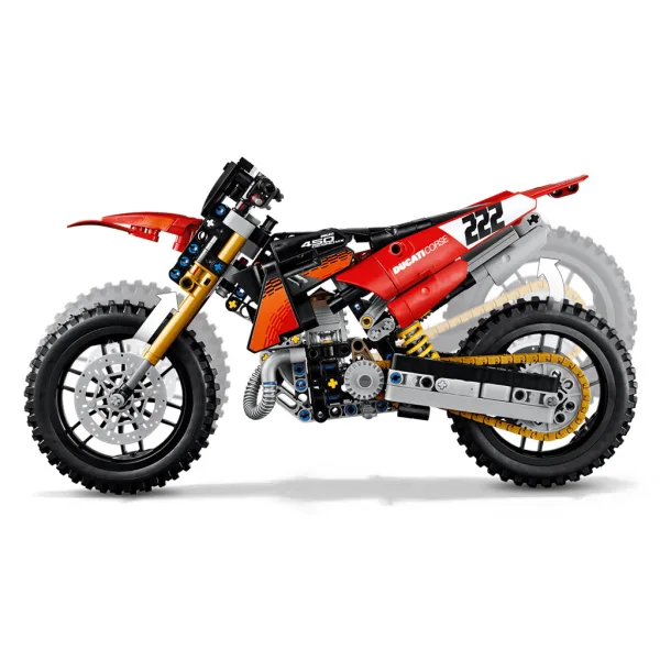 imagen de LEGO® Technic: Ducati Desmo450 MX Factory motocicleta (42238) 4