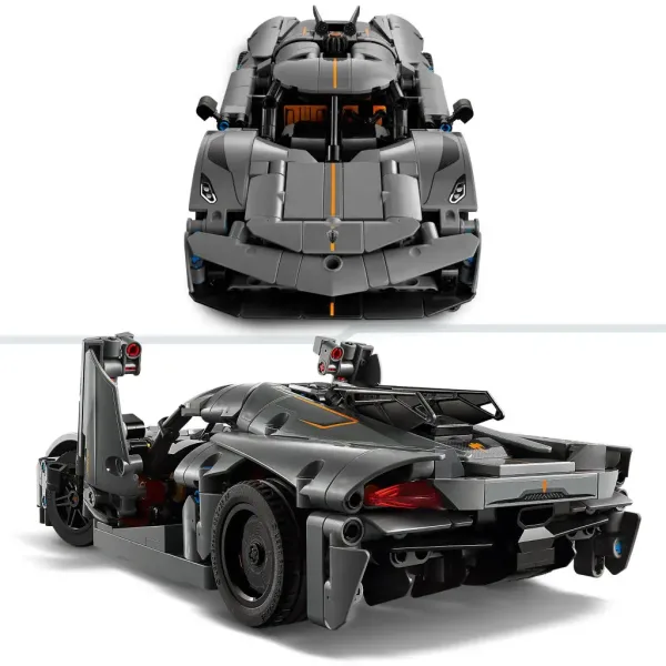 imagen de LEGO® Technic: Koenigsegg Jesko Absolut coche hiper gris (42173) 2