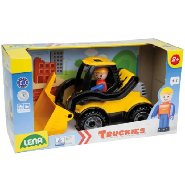 imagen de LENA: Camión de obras con figura 21cm 2