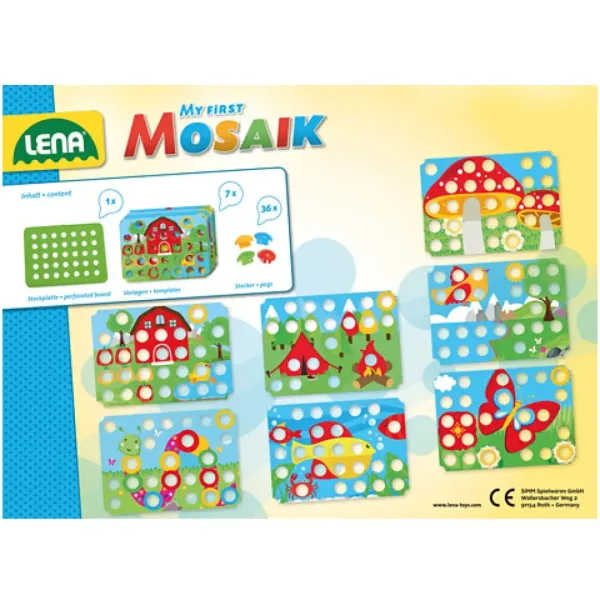 imagen de LENA: Juego de mosaico Pötyim - Naturaleza 3