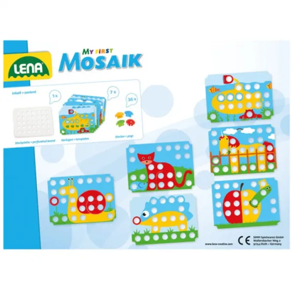 imagen de LENA: Mi set creativo de mosaico Pötyi con 7 diseños de 32mm y 36 piezas 2