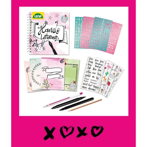 imagen de LENA: Set creativo de caligrafía y escritura a mano 3