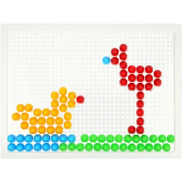 imagen de LENA: Set creativo de mosaico transparente de puntos 10mm 100 piezas 2