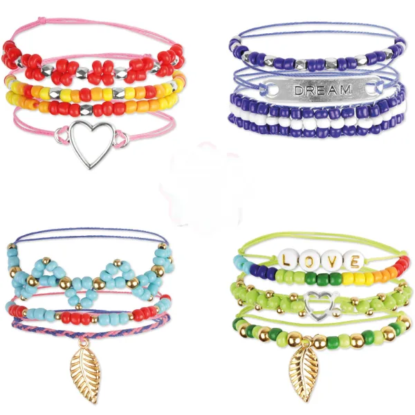 imagen de LENA: Set de creación de pulseras de amistad con cuentas 3