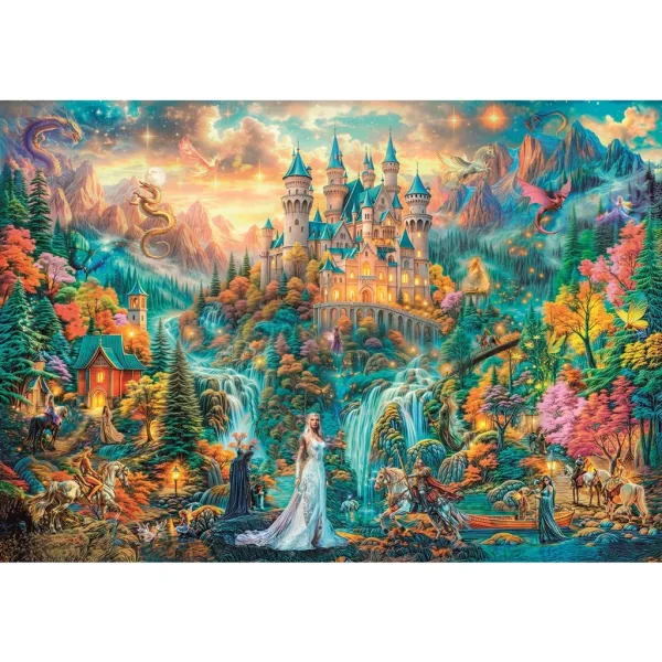 imagen de Leyendas del Reino Mágico Oculto puzzle de 2000 piezas – Clementoni 2