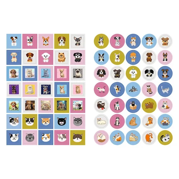 imagen de Libro para colorear de mascotas con pegatinas - Trefl 2
