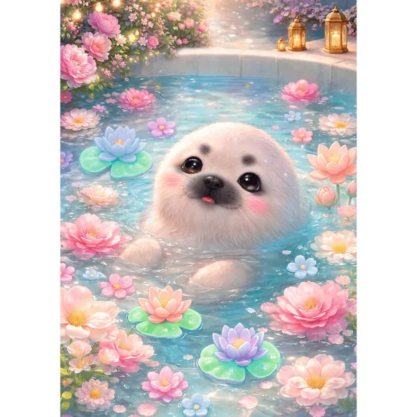 imagen de Lindo foca rompecabezas de calidad Premium plus de 500 piezas - Trefl 2