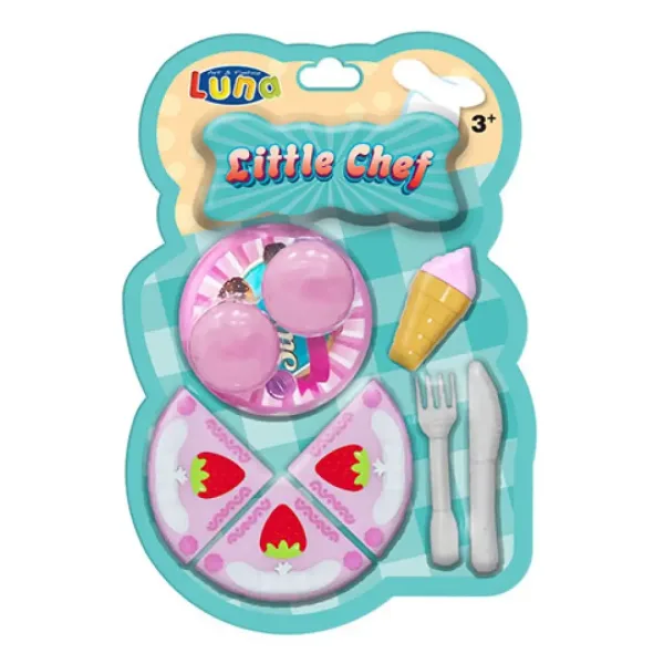 imagen de Little Chef Pequeño set de comedor 36x24cm 2 tipos 1ud 2