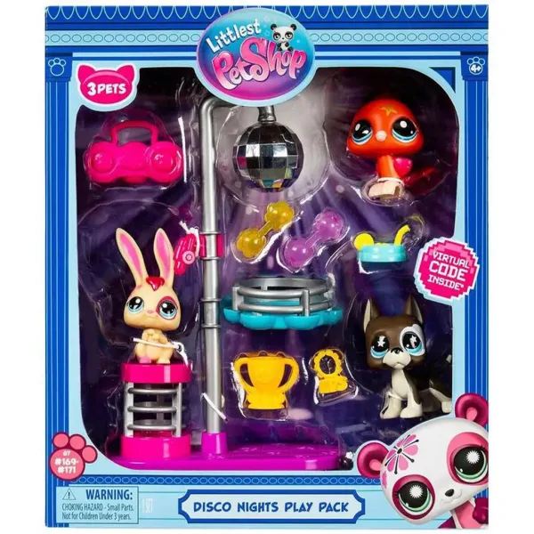 imagen de Littlest Pet Shop: Paquete de figura de disco de 3 piezas 2