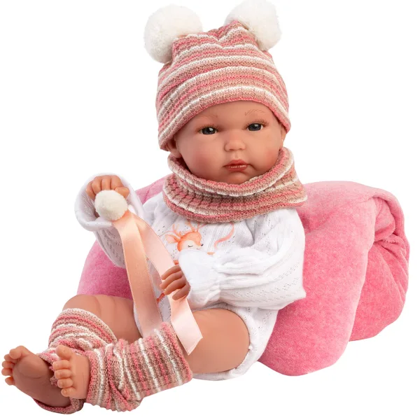 imagen de Llorens: Bimba muñeca recién nacida de 35 cm con almohada suave 3