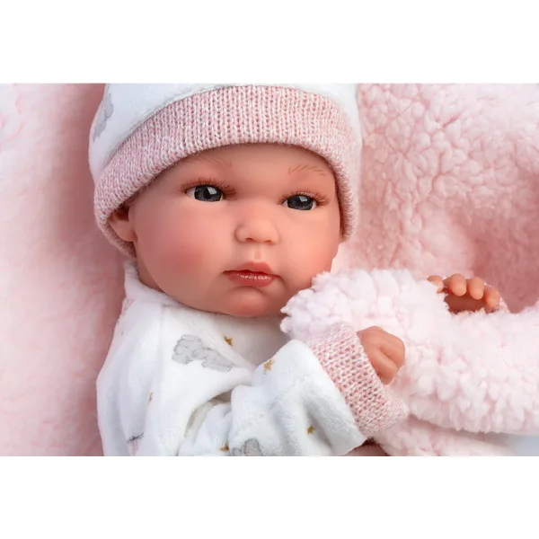 imagen de Llorens: Bimba muñeca recién nacida de 35 cm con biberón y manta 4