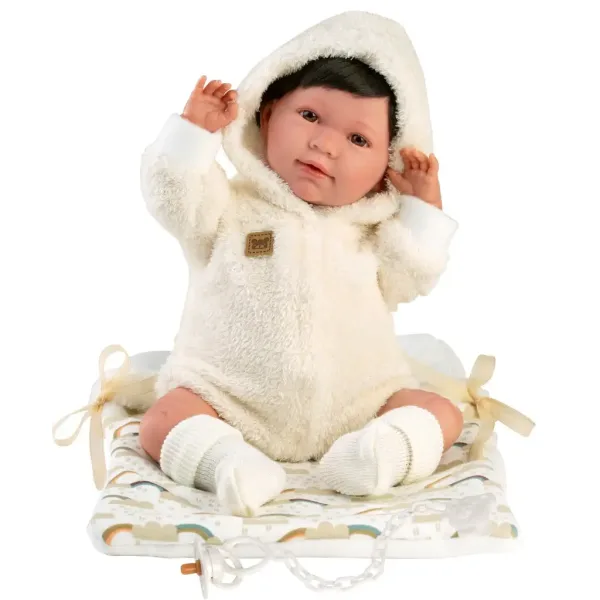 imagen de Llorens: Mimi Llorana muñeca de 42 cm con sonido y saco de dormir 2