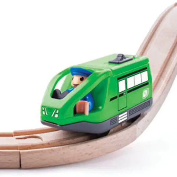imagen de Locomotora eléctrica verde moderna - Woodyland 2