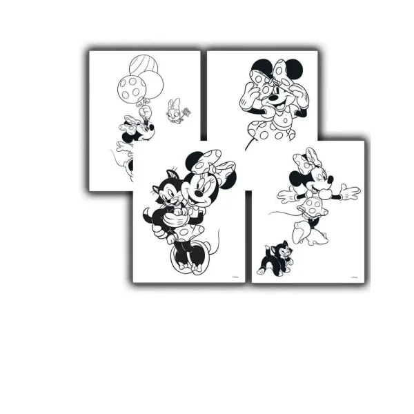 imagen de Luna: Minnie Mouse libro para colorear, con pegatinas y 6 marcadores 3