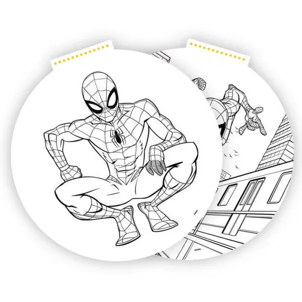 imagen de Luna: Cuaderno de bocetos creativo de 40 páginas con diseño de Spiderman, pegatinas y plantillas 2