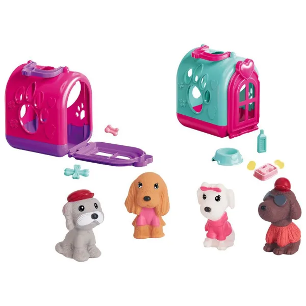 imagen de Luna: Cute Pet Home sorpresa perrito en casa portátil con accesorios en varias versiones 1ud 2