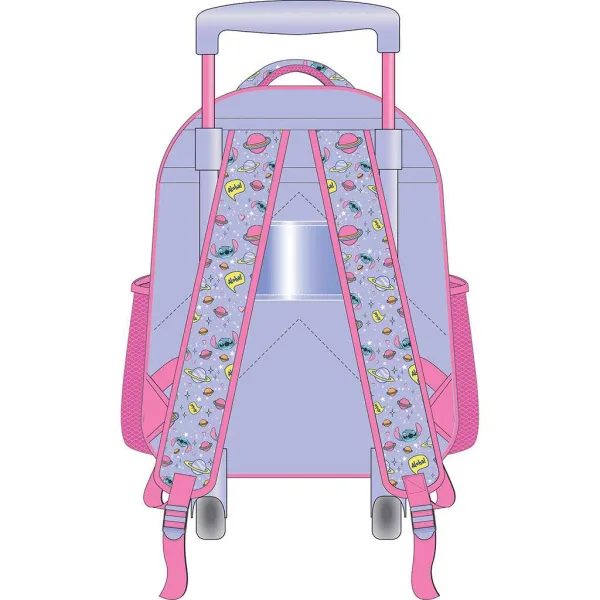imagen de Luna: Disney Stitch Aloha mochila con ruedas de 2 compartimentos 27x10x31cm 2