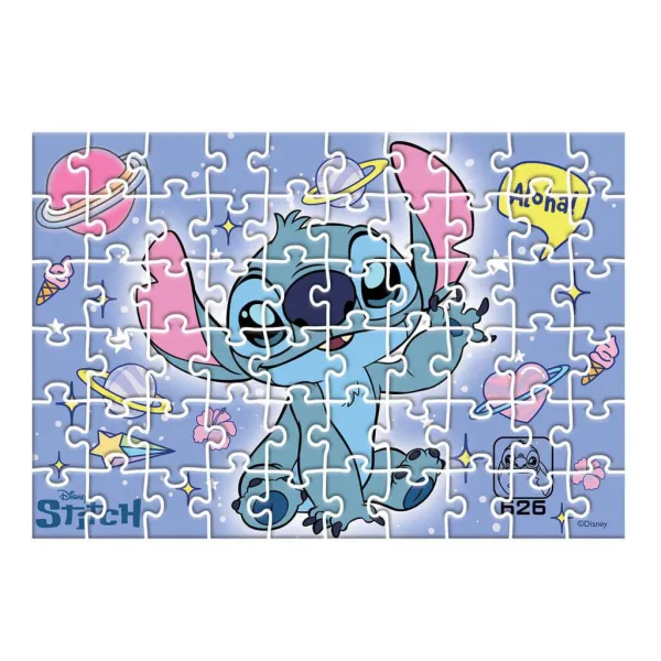 imagen de Luna: Disney Stitch rompecabezas de 60 piezas con póster 2