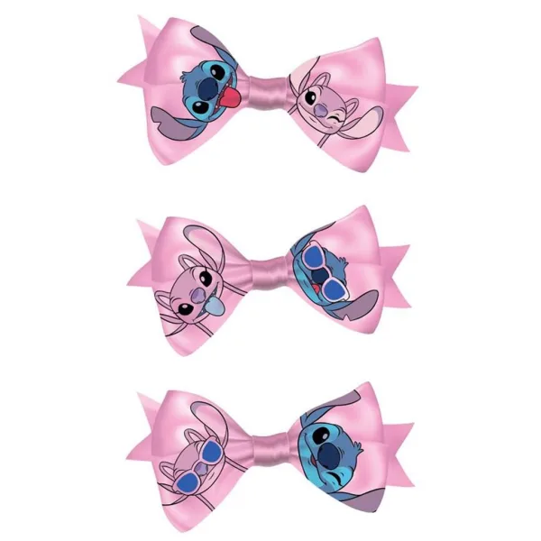 imagen de Luna: Lilo & Stitch set de 3 horquillas con lazo 2