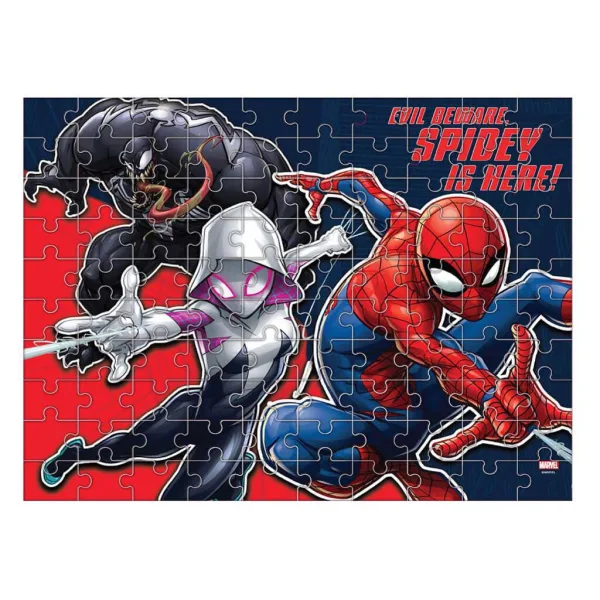 imagen de Luna: Marvel Spider-Man rompecabezas de 100 piezas que brilla en la oscuridad 2