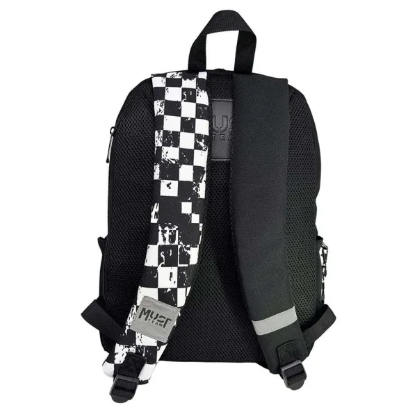 imagen de Luna: Mochila escolar con forma de tablero de ajedrez de Must Team, 32x17x42cm 2