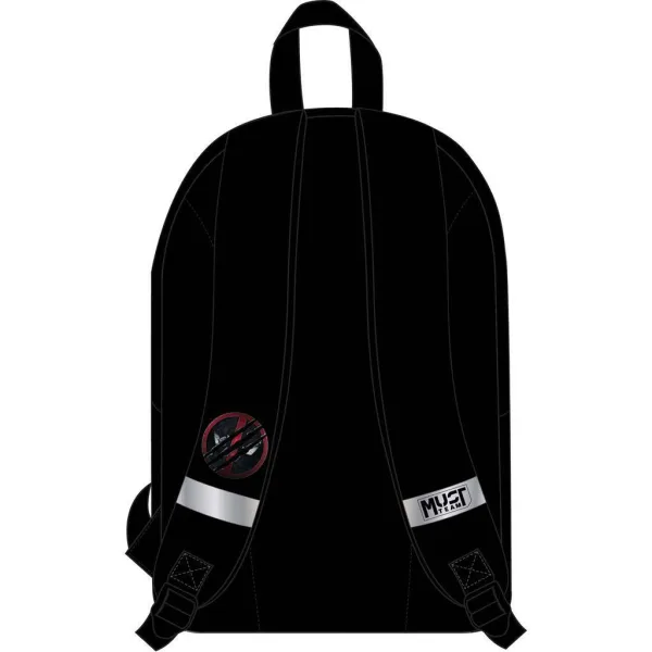 imagen de Luna: Mochila escolar redondeada Must Team Marvel Deadpool y Wolverine 29x17x41cm 2