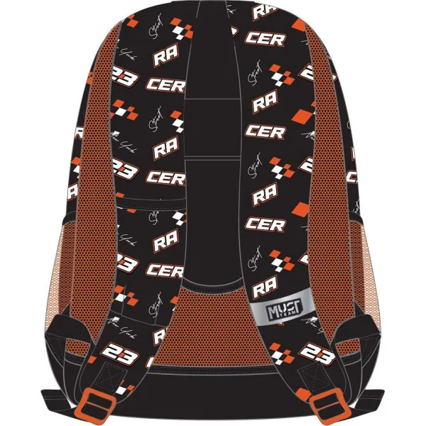 imagen de Luna: Mochila escolar redondeada Must Team Street Racer de 3 compartimentos, mochila 32x18x43cm 2