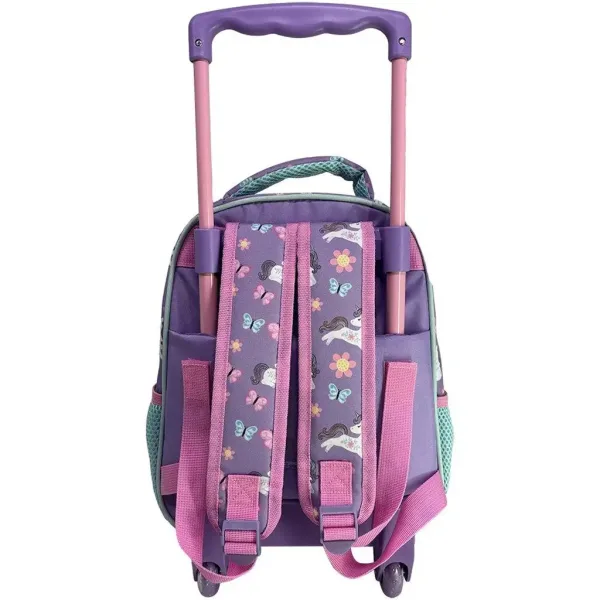 imagen de Luna: Must Team Unicornio 2 compartimentos mochila con ruedas, mochila 27x10x31cm 2