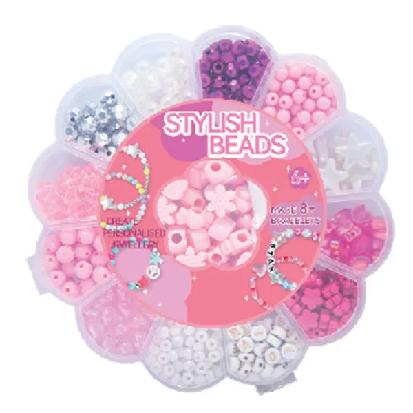 imagen de Luna: Perlas ensartables en un almacenamiento floral 2