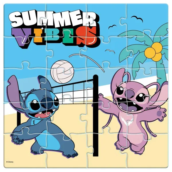 imagen de Luna: Puzzle magnético de 3x20 piezas de Disney Lilo y Stitch 4