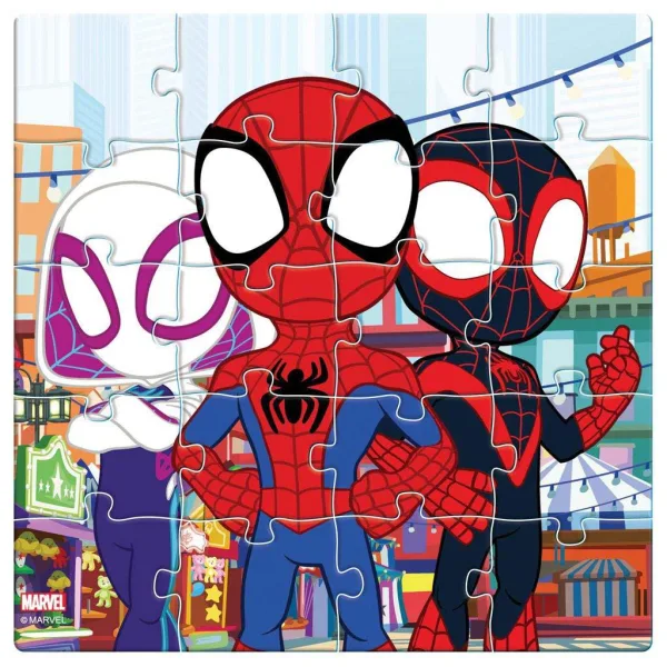 imagen de Luna: Rompecabezas magnético de 3x20 piezas de Spidey y sus amigos 4