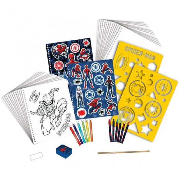 imagen de Luna: Set creativo y de escritura de 45 piezas con diseño de Spider-Man 2
