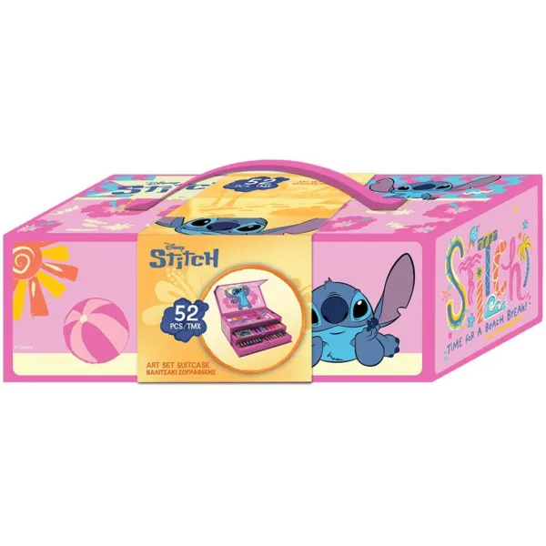 imagen de Luna: Set de colorear de Disney Stitch en maletín de 52 piezas 2